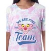The Pink Panther Womens' 1964 We Are Pink Team Nightgown Sleep Pajama Shirt Multicolored - 2 of 3