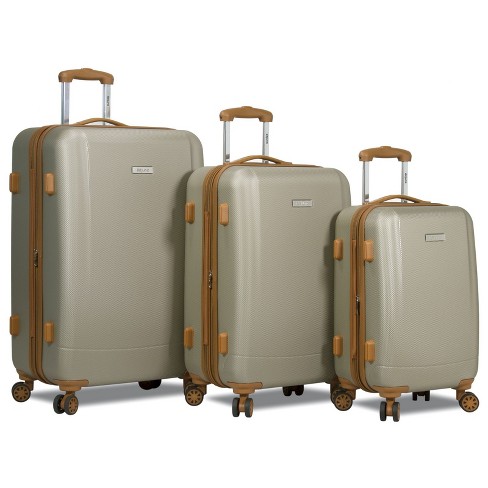 Dejuno 3-Piece Lightweight Hardside Spinner Upright Luggage Set - Jazz