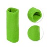 Unique Bargains Sweat Absorbing Cotton Yarn Latex Wrist Sweatbands Wrist Band 3.15"x5.91" 1 Pair - 3 of 4