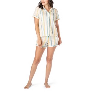 Hello Mello Women's Signature Lounge Top and Shorts, 2-Piece Pajama Set - 1 of 4