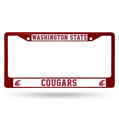  NCAA Washington State Cougars Colored Chrome Frame 