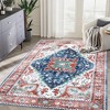 Area Rug for Living Room,Vintage Rug for Living Room Bedroom Dining Room, Distressed Area Rug,Low Pile Non-Slip Washable Indoor Door Mat - 2 of 4