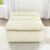 Vynxaria Bean Bag Seats - Sand Beige Floor Lounger, Armless Backless Sofa Chair for Living Room & Bedroom (Modern Minimalist Design) - 2 of 4