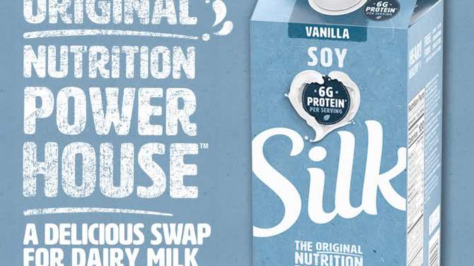Silk Vanilla Soy Milk - 0.5gal, 2 of 10, play video