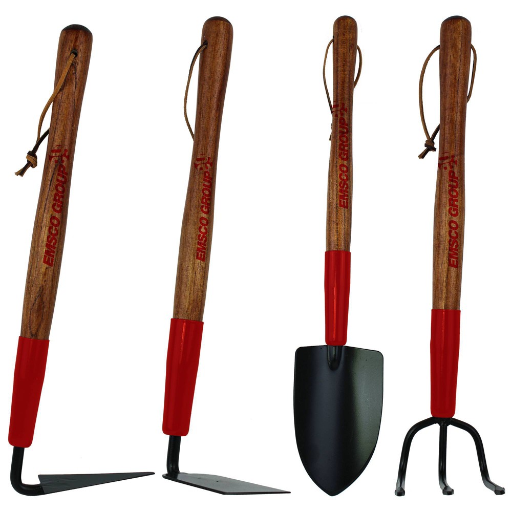 Emsco 15" 4pc Garden Tool Set Brown