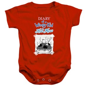 Baby Diary Of A Wimpy Kid Hot Mess Cover Infant Bodysuit - 1 of 3