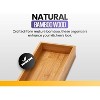 YBM HOME Bamboo Drawer Organizer Storage Box for Kitchen Drawer, Junk Drawer, Office, Bedroom, Children Room, Craft, Sewing, and Bathroom, Pack of 2 - 4 of 4