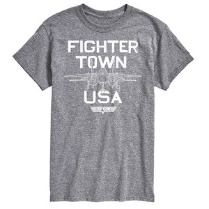 Men's - Top Gun - Property of Fighter Town Short Sleeve Graphic T-Shirt - 1 of 4