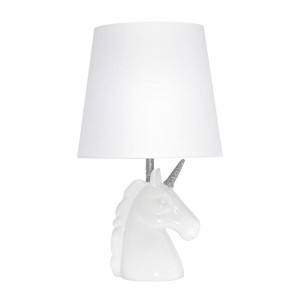 Creekwood Home Whimsilux 15.5" Enchanting Unicorn Dreams Table Lamp - 1 of 4
