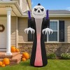 Syemin Decorative Holiday Scene Props Halloween Inflatable Decorations, Grim Reaper Pumpkin Head Halloween Outdoor Decoration, White, 72"*72"*144" - 4 of 4