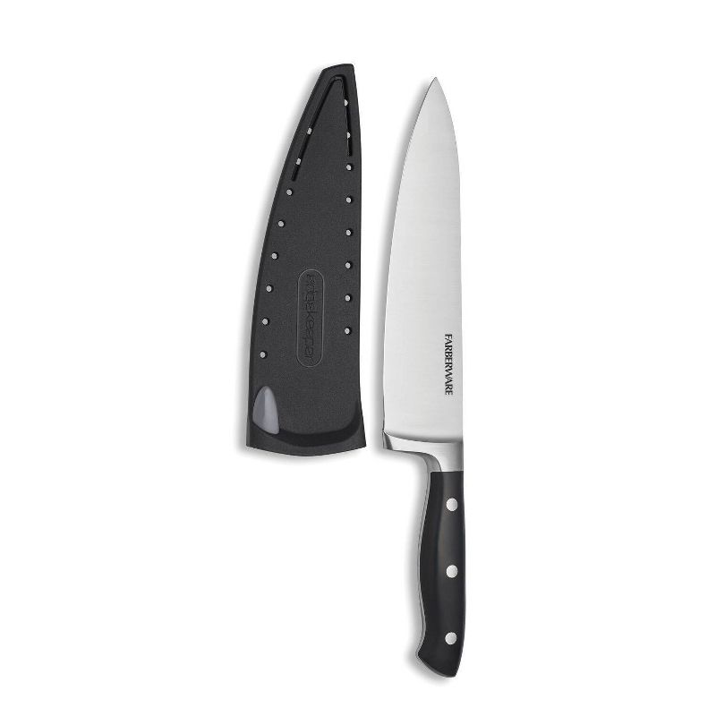 Farberware Edgekeeper 8&#34; Chef Knife Black/Gray, 2 of 7