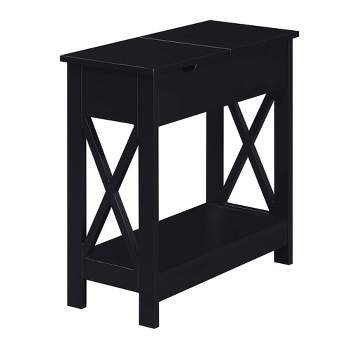 Oxford Flip Top End Table with Charging Station - Breighton Home