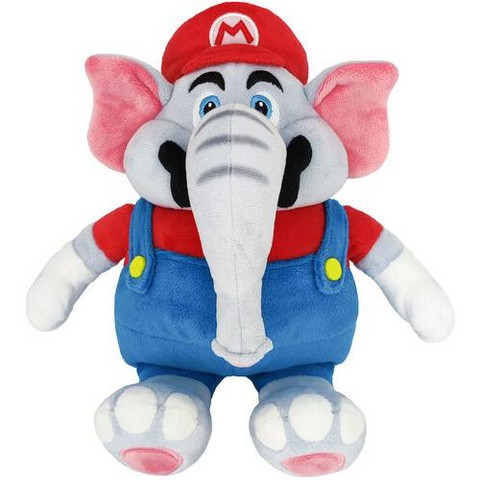 Детские куклы Little Buddy Nintendo - Super Mario - Elephant Mario 10in plush