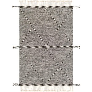 Mark & Day Sandy Woven Indoor Area Rugs Black - 1 of 4