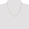 Black Bow Jewelry 0.9mm, 14k Yellow Gold, Solid Curb Chain Necklace - 2 of 4