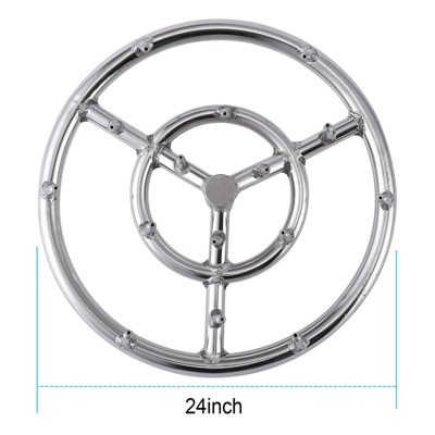 Round Fire Pit Burner Ring