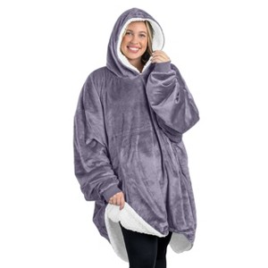 Adult Bare Homey B-Cozy Fleece Wearable Blanket - 1 of 4