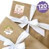 Big Dot of Happiness Beach Christmas Gift Tag Stickers, Assorted Tropical Holiday Gift Tag Labels, To and From Stickers - 12 Sheets - 120 Stickers - 2 of 4