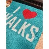 Jellybean I Luv Walks Indoor & Outdoor Doormat - Stylish, Durable, and Perfect for Any Space, Adding Comfort & Color to Your Home or Patio 21" X 33" - 4 of 4