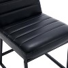 Mid-Century Modern Dining Chairs Set of 2, Lean Back Chairs, No Arms, Upholstered Chairs for Dining Room, Bedroom, Living Room - 4 of 4