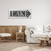 Stupell Industries Distressed Lake Arrow Sign, 48" x 20" - 2 of 4