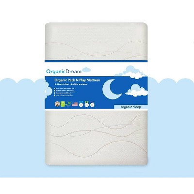 Organic Dream Pack And Play Mattress 2 stage Dual Sided Target