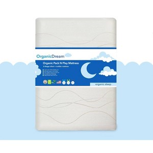 Organic Dream Pack and Play Mattress 2-Stage Dual Sided - 1 of 4