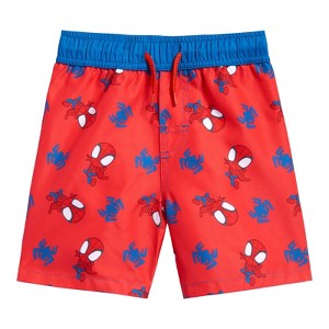 Marvel UPF 50+ Swim Trunks Bathing Suit Toddler Sizes (2T - 18-20) - 1 of 4