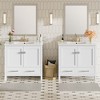 Whisen 30 in. Bathroom Storage Cabinet Bathroom Vanity with 2 Soft Closing Doors and Drawer - 3 of 4