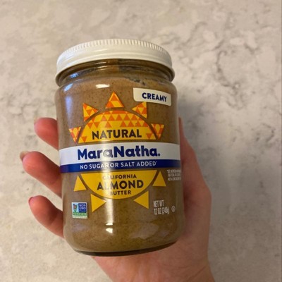 Maranatha All Natural No Stir Creamy Almond Butter - 12oz : Target