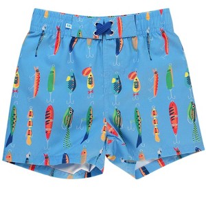 RuggedButts Boys UPF50+ Swim Trunks - 1 of 4