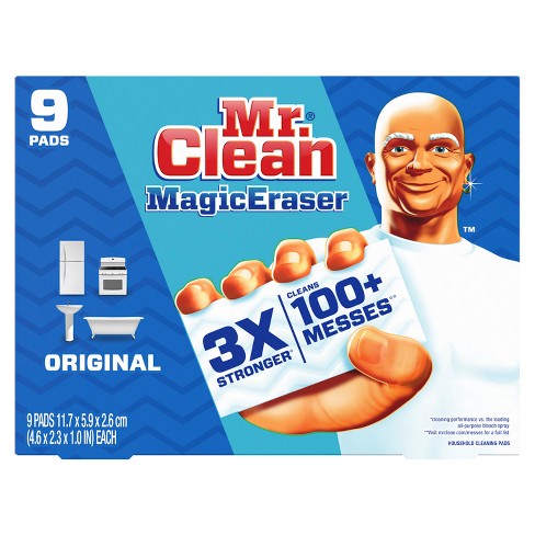 Mr. Clean Original Magic Eraser Cleaning Pads With Durafoam - 9ct