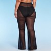 Women's Mesh High Waist Flare Cover Up Pants - Wild Fable™ - 4 of 4