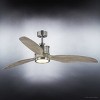 Urban Ambiance Luxury Modern Indoor Ceiling Fan,  15.5"H x 60"W,  Brushed Nickel, UHP9091 - 4 of 4