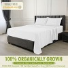 100% Viscose Derived From Bamboo Cooling Sheets 4-Piece Luxury Soft Deep Pocket Queen Size Sheet by Lux Decor - White - 2 of 4