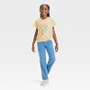 Girls' Moriah Elizabeth Short Sleeve Graphic T-Shirt - Yellow - 4 of 4