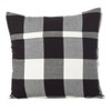 20"x20" Oversize Buffalo Check Plaid Cotton Down Filled Pillow: Indoor Use, Zipper Closure - Saro Lifestyle - 2 of 3