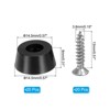 Unique Bargains Non Slip Rubber Durable Corrosion Resistant Furniture Pads 20 Pcs - 2 of 4