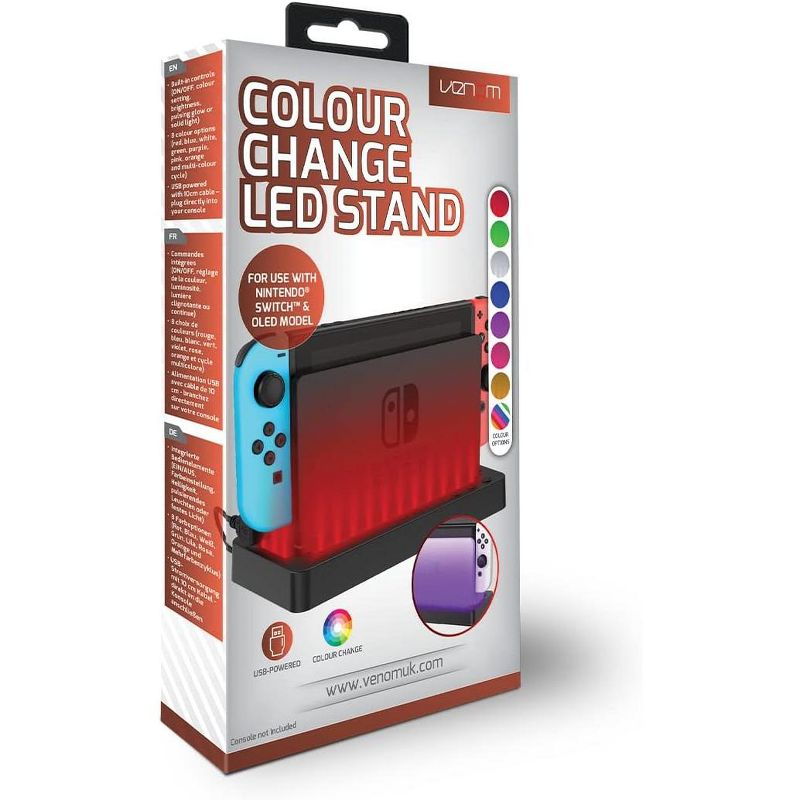 Venom Color Change LED Stand For Nintendo Switch, 1 of 8