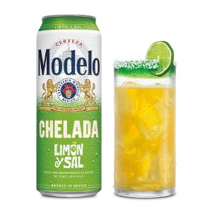 Modelo Chelada Limon y Sal Beer - 24 fl oz Can - 1 of 4