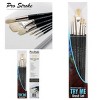 Creative Mark Pro Stroke Premium White Chungking Hog Bristle Artist Paint Brush - Try-Me Set of 7 - Natural Bristle Brush w/ Great Control Suitable - 2 of 4