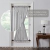 Sawyer Mill Black Ticking Stripe Door Panel 72x40  VHC Brands - 2 of 4