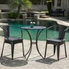 Maggift Patio Seating Sets Outdoor, Featuring Unique Design, Ideal for Chats, Perfect for Gardens, Living Spaces, Black, 20.75"*20.5"*30.25" - 4 of 4