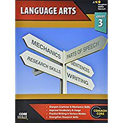 Core Skills Language Arts Workbook Grade 3 - (Core Skills Lang Arts) by  Houghton Mifflin Harcourt (Paperback)