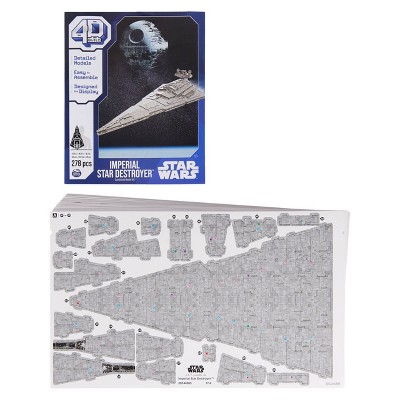 4D BUILD - Star Wars Deluxe Imperial Star Destroyer Model Kit Puzzle 278pc_2