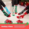 Joyfy 6 PCS Christmas Socks, Winter Warm Cotton Snowman Crew Socks for Women, Holiday Birthday & Xmas Party Gifts - 4 of 4