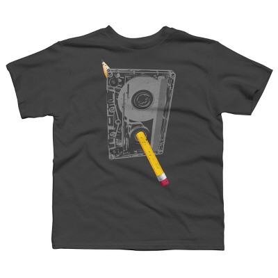 Boy's Design By Humans Old School Pencil Rewind By clingcling T-Shirt