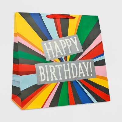 XLarge "Happy Birthday" Burst Colossal Gift Bag - Spritz™