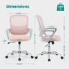 CAVINAS Office Chair with Adjustable Foot Ring,Adjustable Height Desk Chair for Adult,Student - 4 of 4