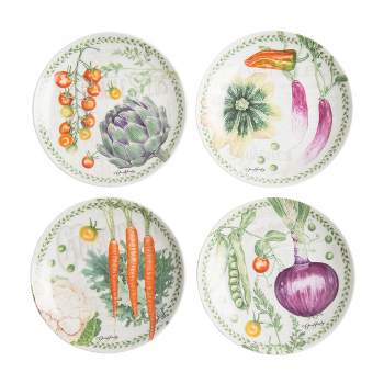 C&F Home Vegetable Garden Plates Set of 4